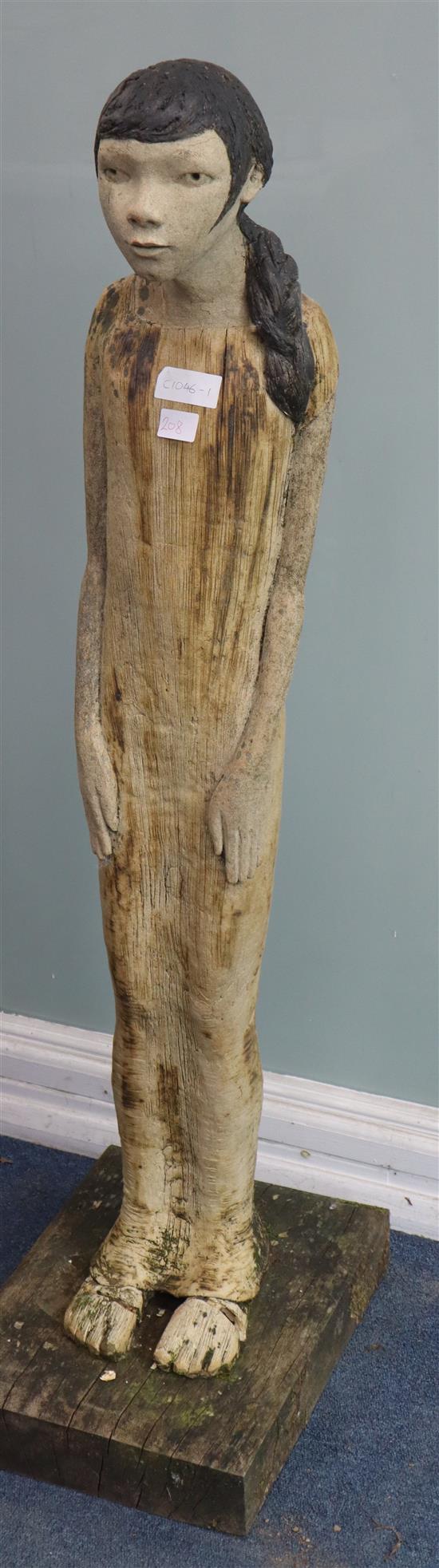 A pottery sculpture - Yvonne Hudson The raising of Jairus daughter